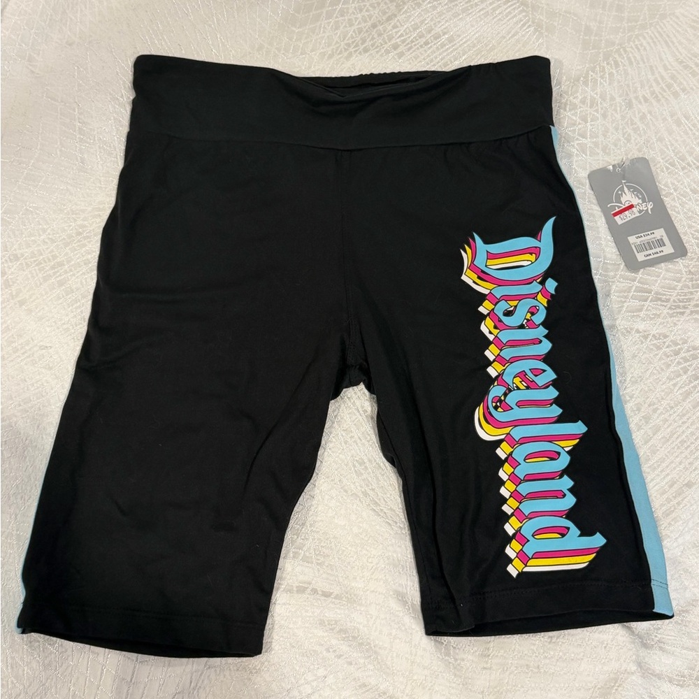 NWT Disney Black Biker Shorts